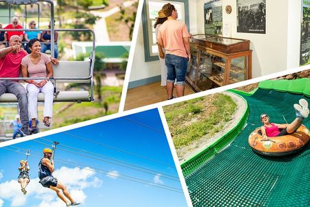 Sky Explorer Schooner and Sentry Hill Line Tour St Maartin