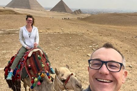 Half Day Giza Pyramids private tour, Sphinx, lunch Camel Opt. ATV