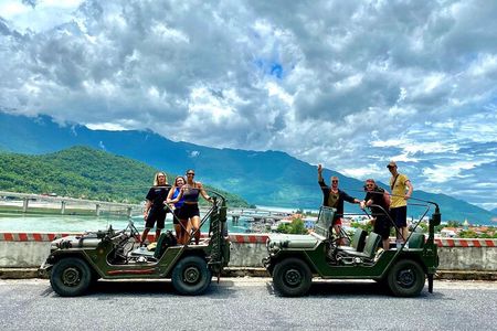 Explore Hai Van Pass By Jeep with Pick-up from Da Nang to Hue
