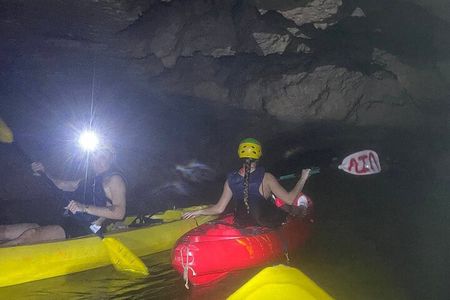 Caves River-Kayaking Plus Crystal Cave Explore and Pools Swim