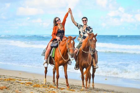 Horseback Riding along Macao Beach with Transportation
