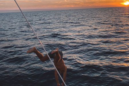 2 Hr Shared Cinque Terre Sunset Cruise with Swim Stop {wine inc!}