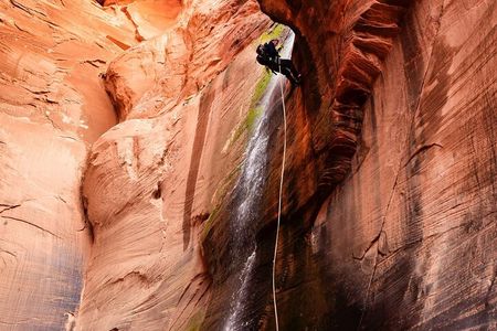 Rock and Roll Rappelling in Rock Canyon