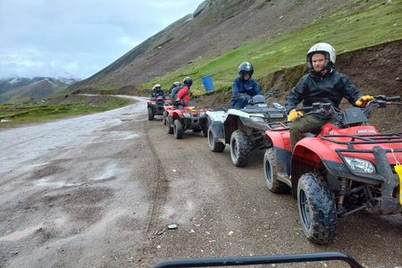 ATV adventure to Rainbow Mountain unique landscapes