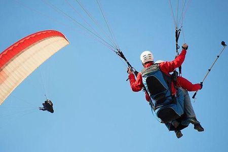 Day Trip To atlas mountains Paragliding in Agafay Desert