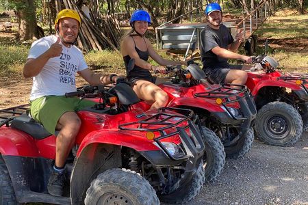 Off Road in Cozumel with ATVs, El Cedral Ruins and Cenote