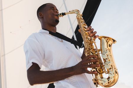 Deluxe Sunset and Saxophone Sail on Luxury Lady Grace Catamaran