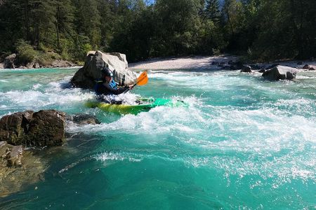 Explore Soča River on Sit on top Kayak with Free Photos