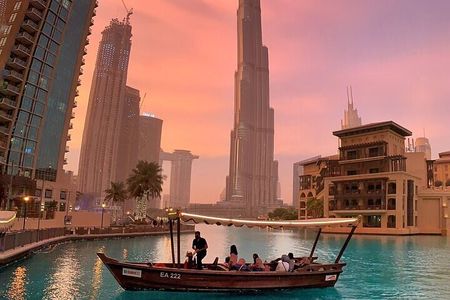 Dubai Fountain Show & Lake Ride Tickets with Transfers Option