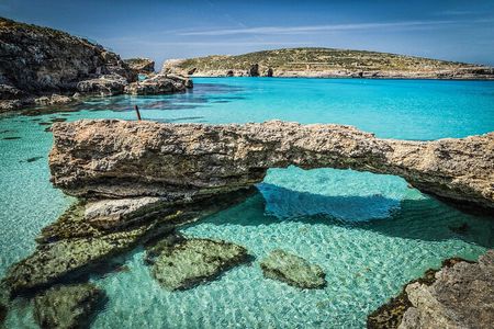 Golden Comino Escape to Blue Lagoon round trip ferry from Sliema