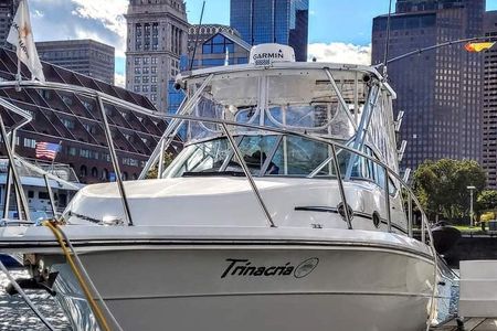 Fishing or Cruising Boston Harbor on Private Yacht Trinacria