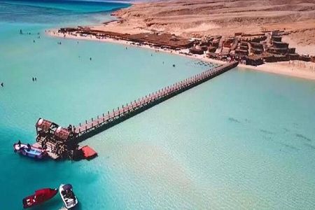 Hurghada : Shared Full-Day Tour to Orange Bay Island