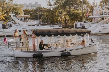Luxury Private Miami River E-Boat Cruise & Wine and Charcuterie