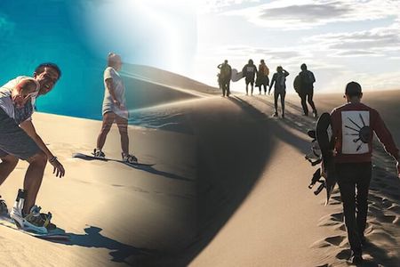 Sandboarding guided experience from Agadir