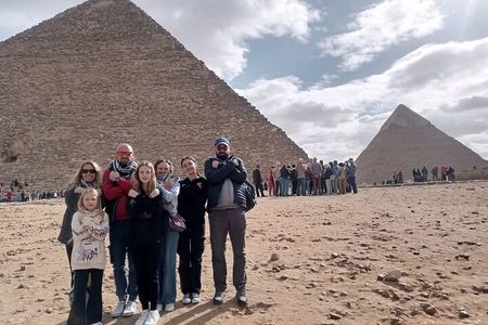 Old Cairo and Pyramids in Giza