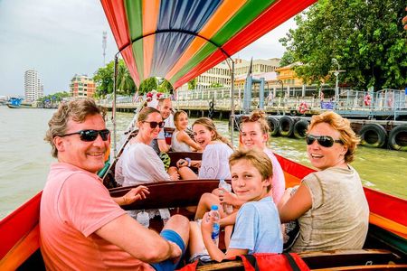 Bangkok Best Canal Tour- Flower Art & Artist's House Food of Fame