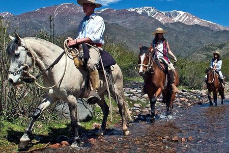 Horseback Riding with traditional Asado and Wine from Mendoza