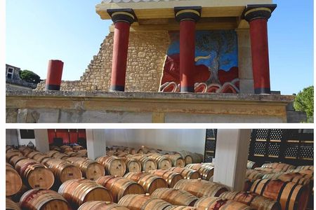 Knossos Palace Wine Raki & Olive Oil tasting in Heraklion 