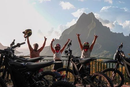 Unique excursion to Moorea on a 100% electric motorbike