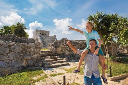 Guided tour to Tulum and Coba ruins, Cenote & Playa del Carmen