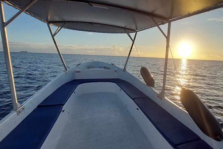 Guided sunset cruise on Raiatea Lagoon