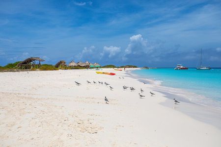 Klein Curacao Sunset Cruise with Open Bar and BBQ