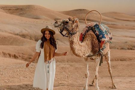 Full Day Trip Agafay Desert Atlas Mountains Camel Ride Quad Bike