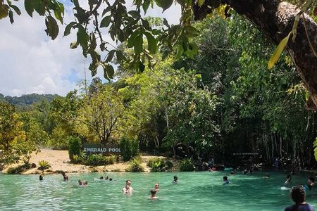 Krabi Jungle Tour:Krabi Hot Springs Waterfall,Emerald Pool and Tiger Cave Temple