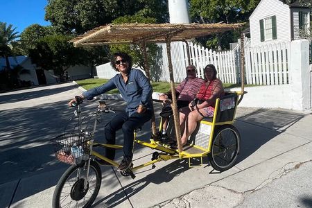Key West Conch Republic Tiki Pedicab Experience by Kokomo Cabs