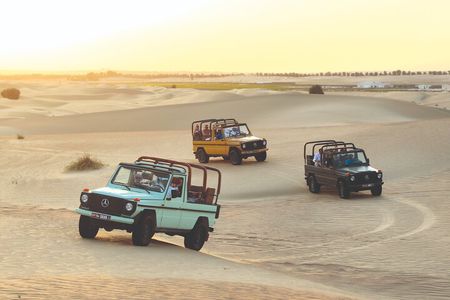 Dubai Evening Heritage Safari by Vintage G Class Al Marmoom Oasis
