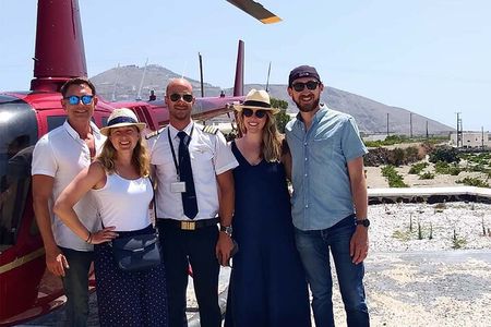 Santorini 30min Helicopter Tour 