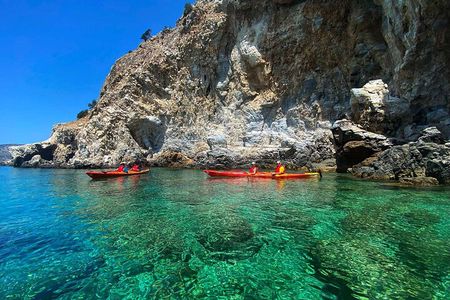 Naxos: Rhina Cave Sea Kayaking Tour