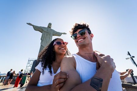 Rio Combo: Christ the Redeemer by Train and Sugarloaf