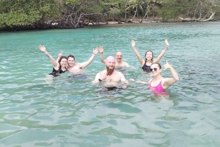 Mamey Island Private Tour in the Middle of the Caribbean with Natural Pool