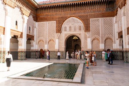 Marrakech: Ben Youssef Madrassa, Secret Garden and Medina Tour 