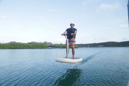 30 Minutes Cartagena Efoil FliteScooter Experience in Baru