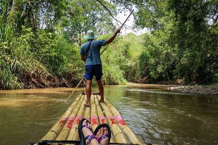 Full Day Elephant Bathing and Bamboo Rafting Tour in Chiang Mai