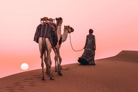 Lahbab Red Dunes Safari with Camel Ride, Sandboard & BBQ