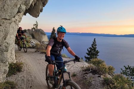 Guided Scenic Bike Experience above Lake Tahoe's East Shore