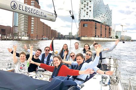 Yacht Sailing After Work Tour of Hamburg Harbor