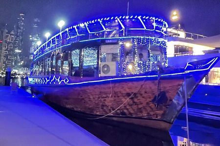 Dhow Cruise with Dinner at Dubai Marina 