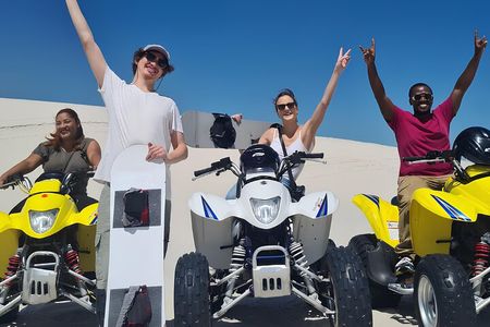quadbiking and sandboarding combo