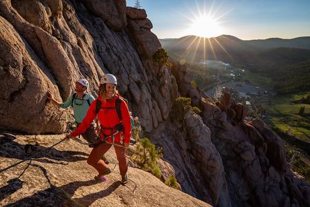 Via Ferrata Adventure in North Lake Tahoe