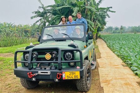 Hanoi Jeep Tour: Food, Culture and Fun by Vietnam Army Jeep