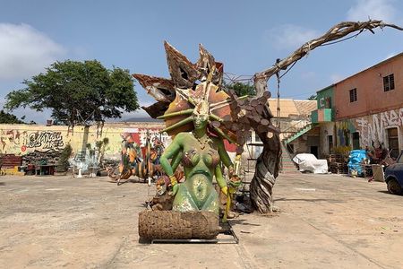 Walking tour with traditional music in Mindelo 