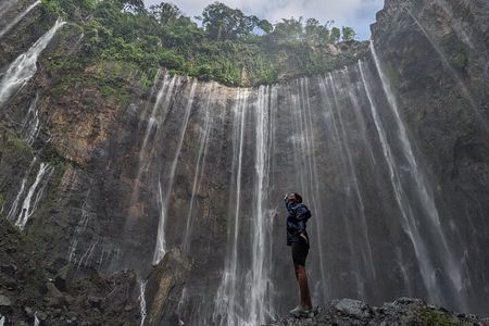 Tumpak Sewu Waterfall Bromo Ijen Drop Bali 3 Days Tour