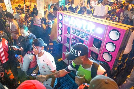 Baile Funk party in Favelas of Rio De Janeiro