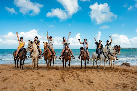 Luquillo Beach Horse Ride from Carabalí Rainforest Adventure Park