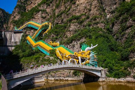 Private Longqing Gorge & Guyaju Cave Day Tour w/ Cruise Ride