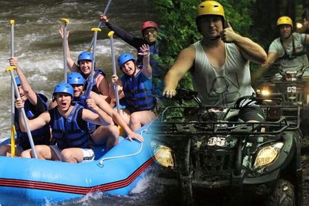 Bali ATV ride Commbine ubud white water Rafting 